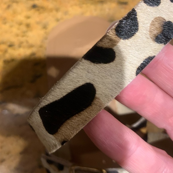 ASOS CALF HAIR ANKLE WRAP SANDALS - Picture 5 of 8